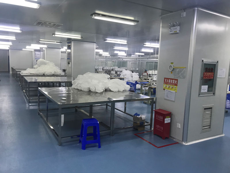 Production site of medical protective articles