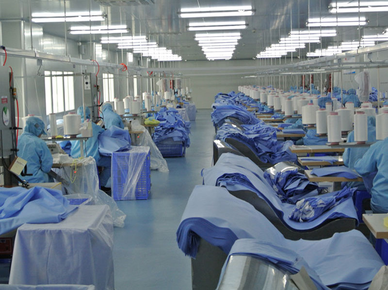 Production site of medical protective articles